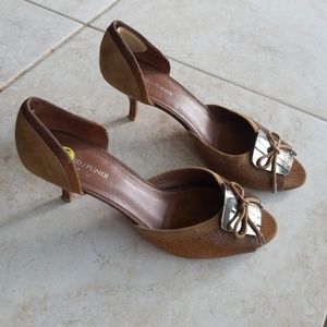 Donald j pliner open toe heels